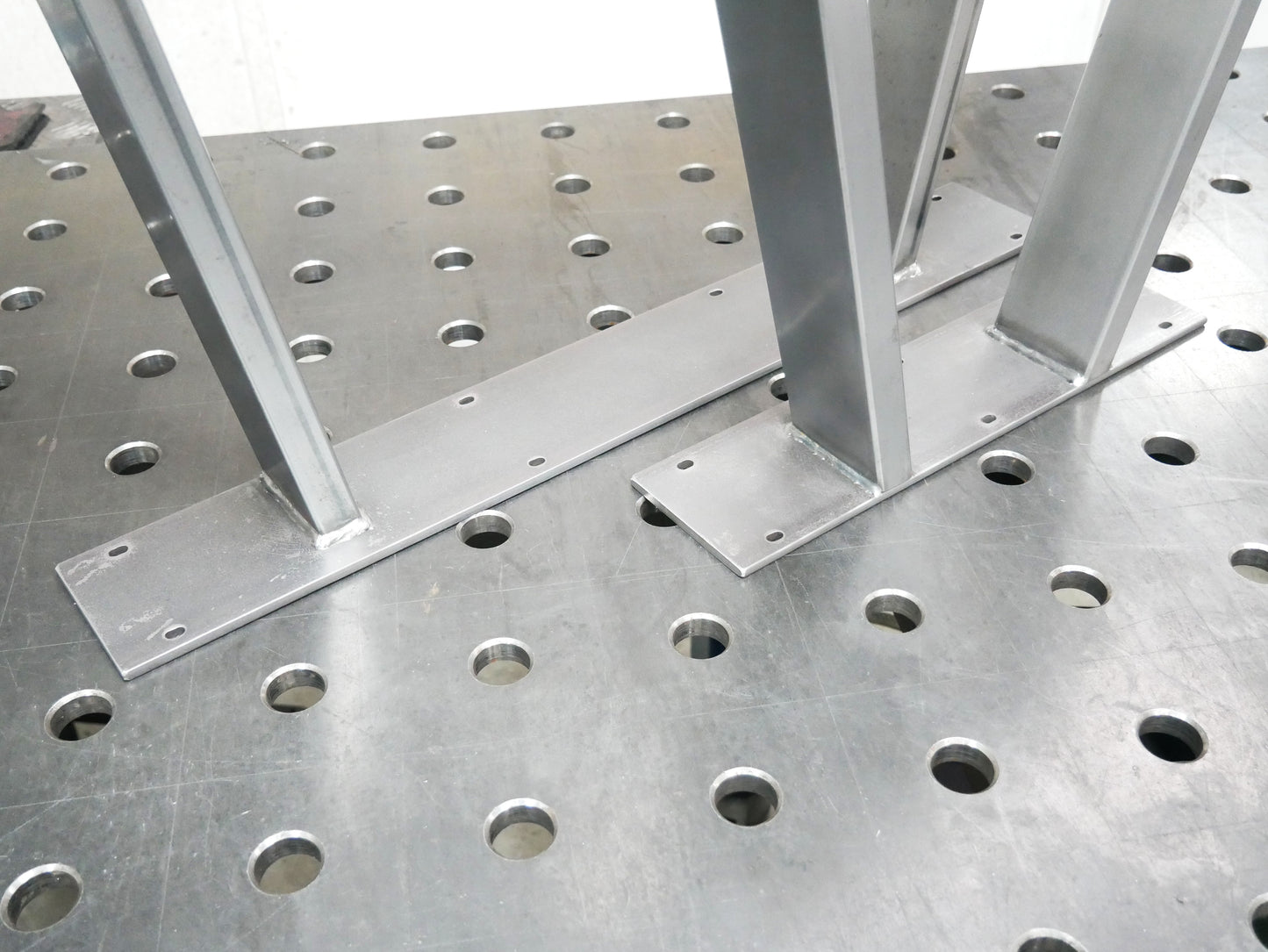 Trapezium Metal Table Leg, Low Coffee Tables, Furniture Feet Bench Desk Stands Industrial Table Legs