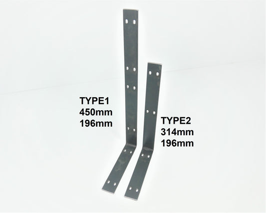 Metal Backrest Bench Bracket Back Rest Seat Bed 40X6mm 100x6mm Flat Bar DIY Bench Weldpress Fabrication, Leicester Fabrication