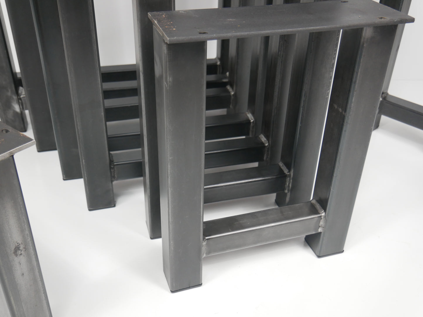 Heavy Duty Metal Table Leg Dining Coffee Bench Console Bar Office Desk Box Section Steel Rustic Square Rectangle A Frame Industrial, Weldpress Fabrication, Leicester Fabrication