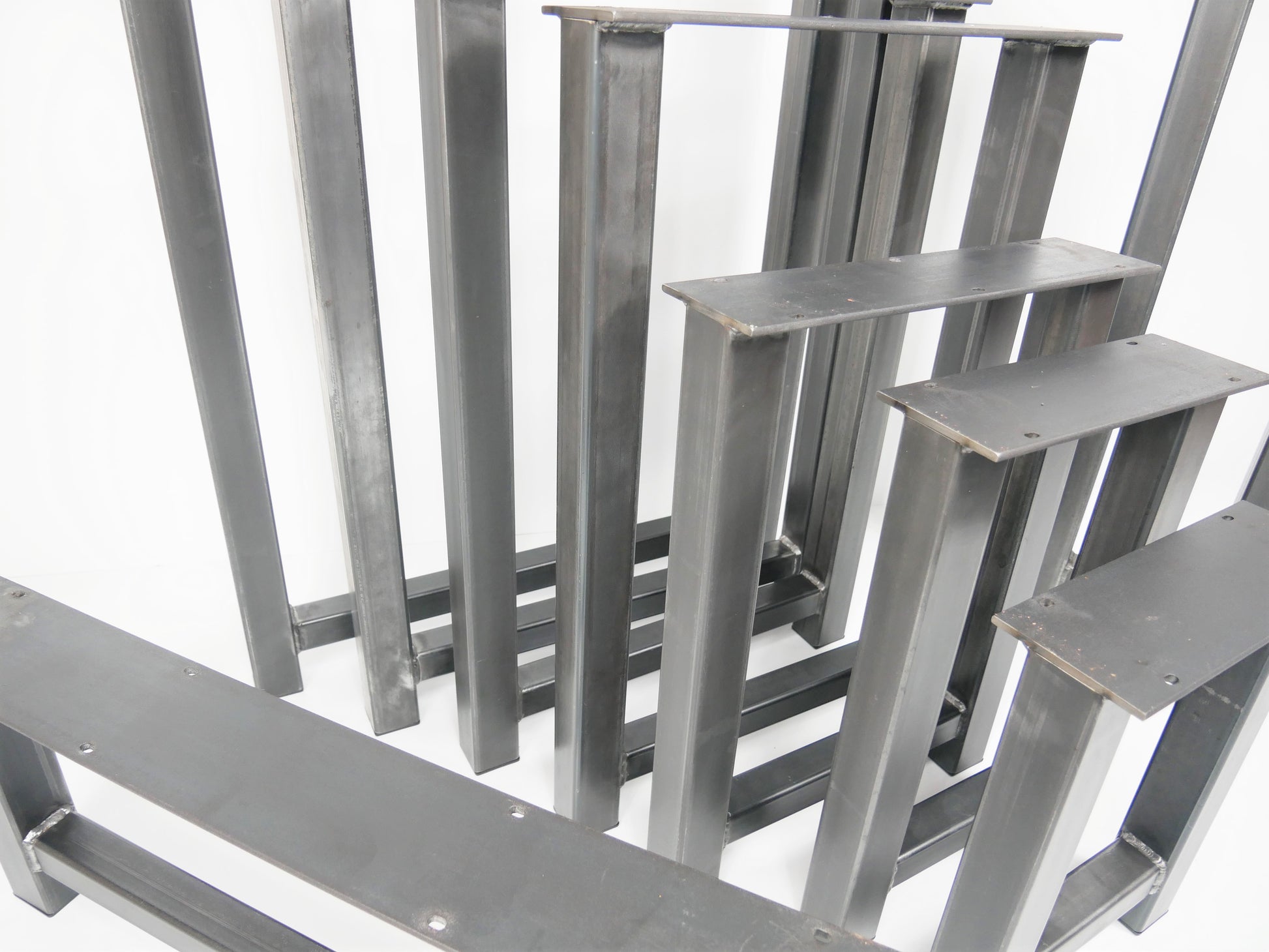 Heavy Duty Metal Table Leg Dining Coffee Bench Console Bar Office Desk Box Section Steel Rustic Square Rectangle A Frame Industrial, Weldpress Fabrication, Leicester Fabrication