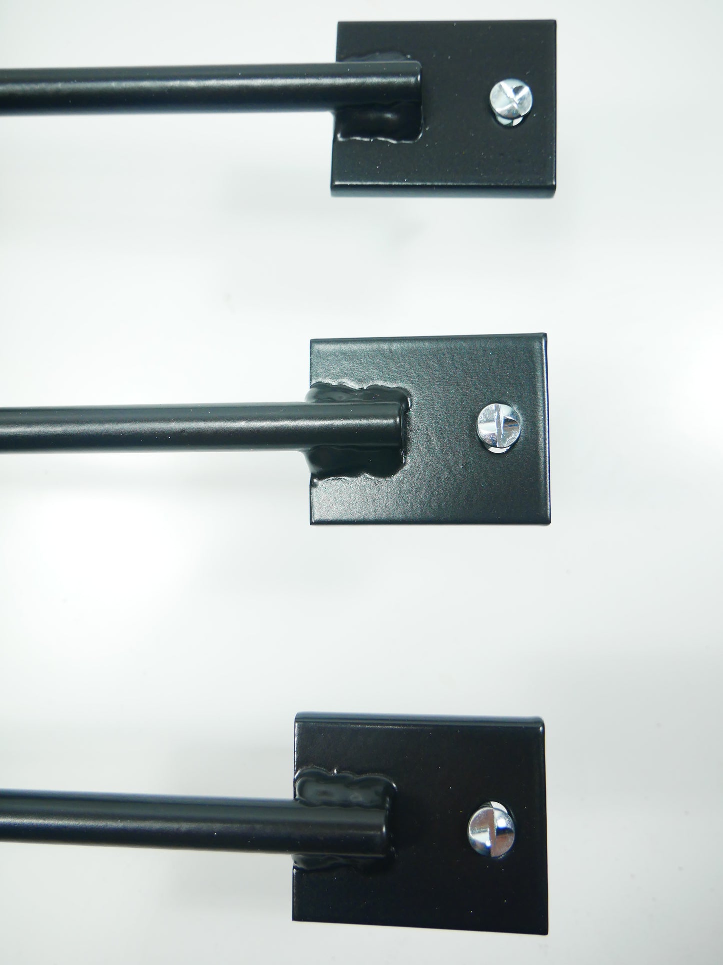 Window Security Bar Black Clutch Head Security Screw Straight Protection Garage Home Office Farm Rustic Shed Industrial Anti Taper