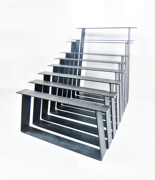 Trapezium Table Leg Bench Leg Coffee Table Stand Desk Solid Metal Frame TRTL100, Weldpress Fabrication, Leicester Fabrication