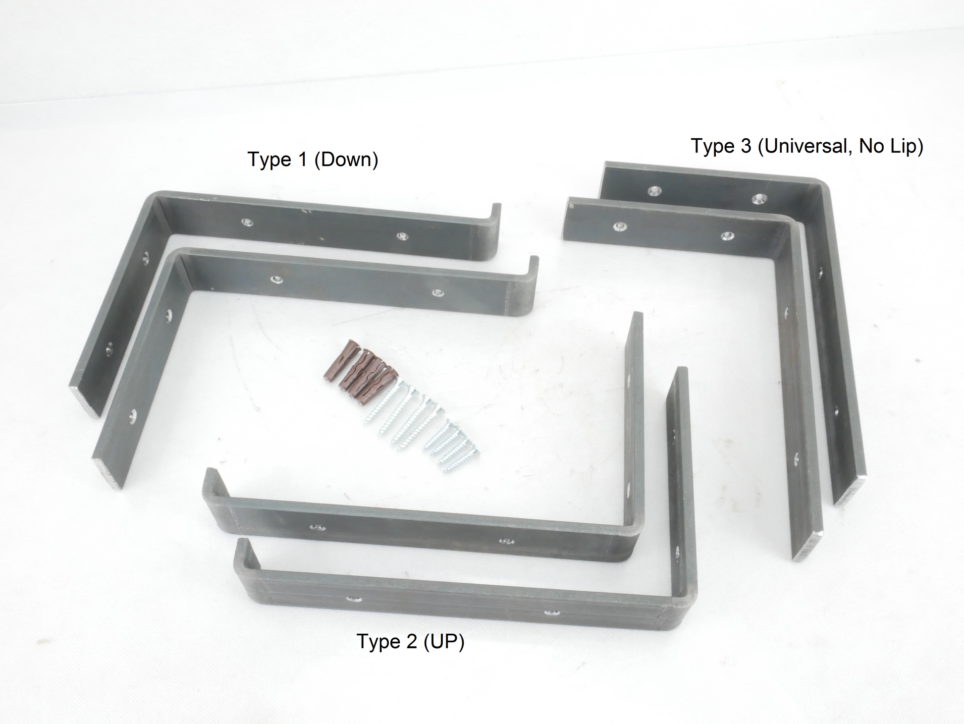 Scaffold Board Shelf Brackets Heavy Duty PAIR Rustic Industrial Style Wall Metal Shelving Strong Steel Bracket Iron Raw, Weldpress Fabrication, Leicester Fabrication