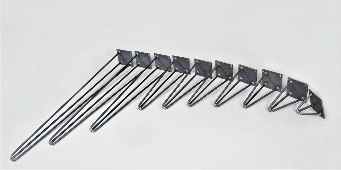 Custom Hairpin Leg Table Bench Desk Bar Heavy Duty Metal Base Furniture Feet Cabinet Industrial Style Low Coffee Dining, Weldpress Fabrication, Leicester Fabrication