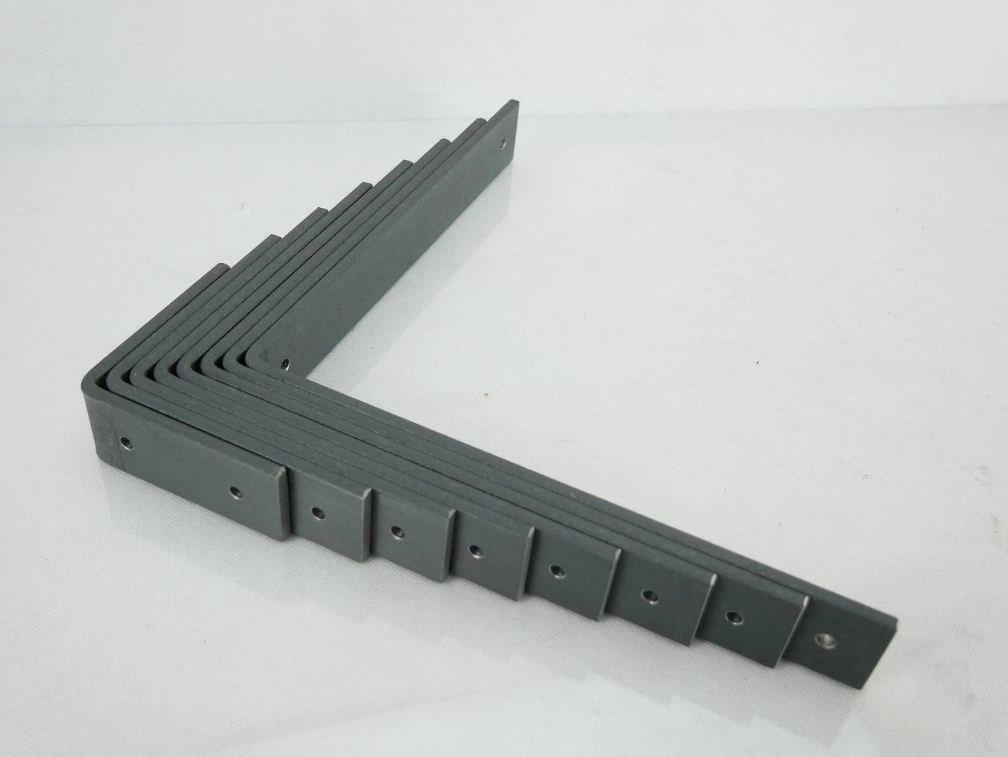 Pair Heavy Duty Shelf Metal Brackets 90 Degree Corner Braces Fence Repair Shelving Reinforcing Bracket 40X6mm Strong Steel Flat Bar, Weldpress Fabrication, Leicester Fabrication