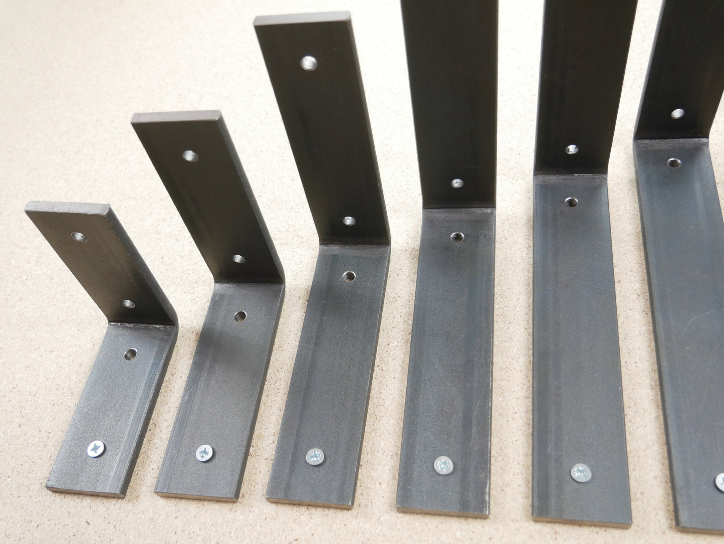 Pair Heavy Duty Shelf Metal Brackets 90 Degree Corner Braces Fence Repair Shelving Reinforcing Bracket 40X6mm Strong Steel Flat Bar, Weldpress Fabrication, Leicester Fabrication