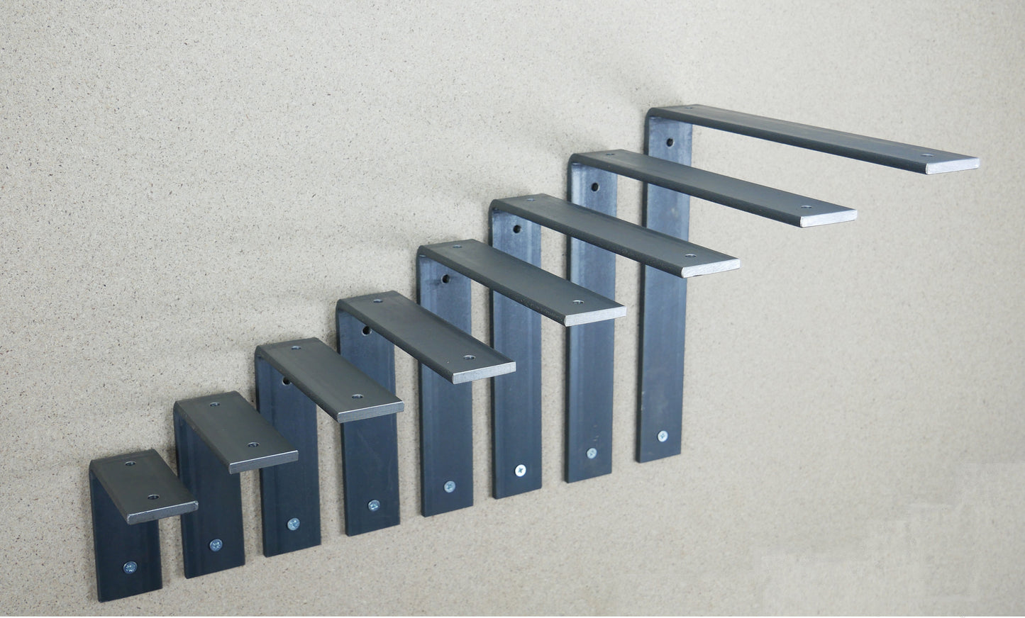 Pair Heavy Duty Shelf Metal Brackets 90 Degree Corner Braces Fence Repair Shelving Reinforcing Bracket 40X6mm Strong Steel Flat Bar, Weldpress Fabrication, Leicester Fabrication