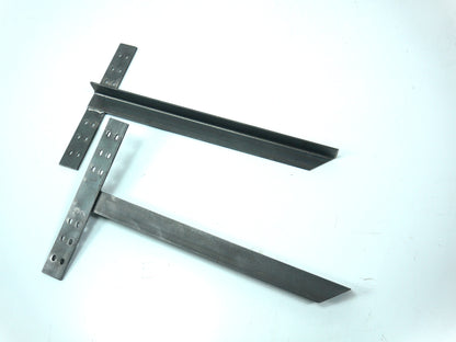 Steel Brackets for Wall Mounted Marble Sinks Floating Sink Brackets Weldpress Metal Fabrication