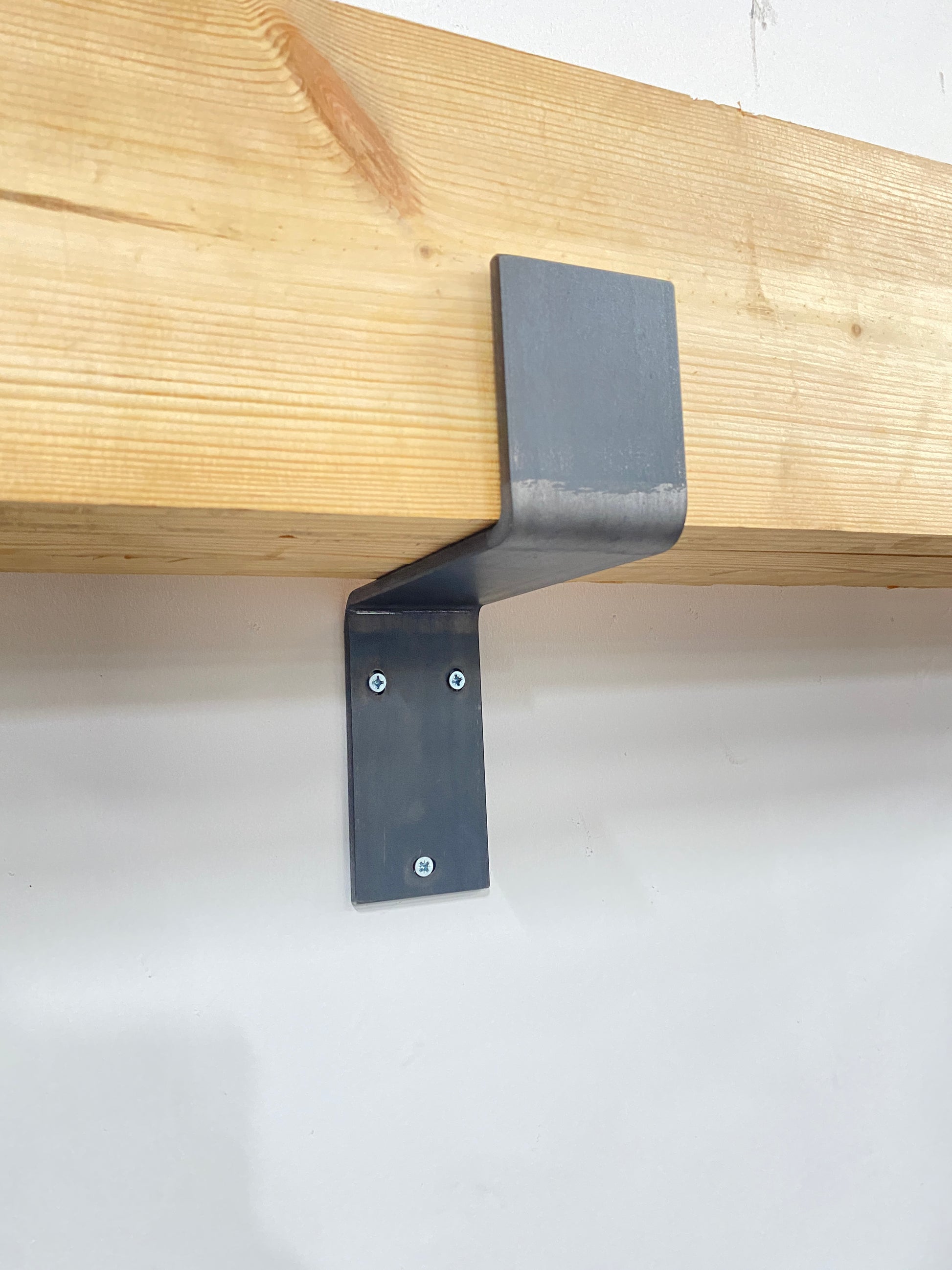 Fireplace Mantel Corbel Beam Bracket Support 60mm Wide, Farmhouse Industrial Iron Bracket, Rustic Hand Forged, Custom Metal Shelf Bracket