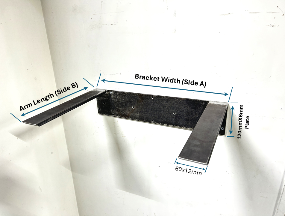 Metal Bracket for Floating Marble Sink, Stone Basin, Vanity Bracket