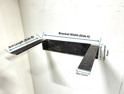 Metal Bracket for Floating Marble Sink, Stone Basin, Vanity Bracket
