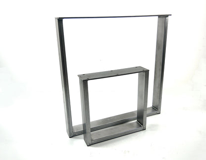 Rectangular Metal Table Leg Low Coffee Table Bench Desk Heavy Duty Stands