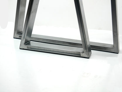 Trapezium Metal Table Leg, Low Coffee Tables, Furniture Feet Bench Desk Stands Industrial Table Legs
