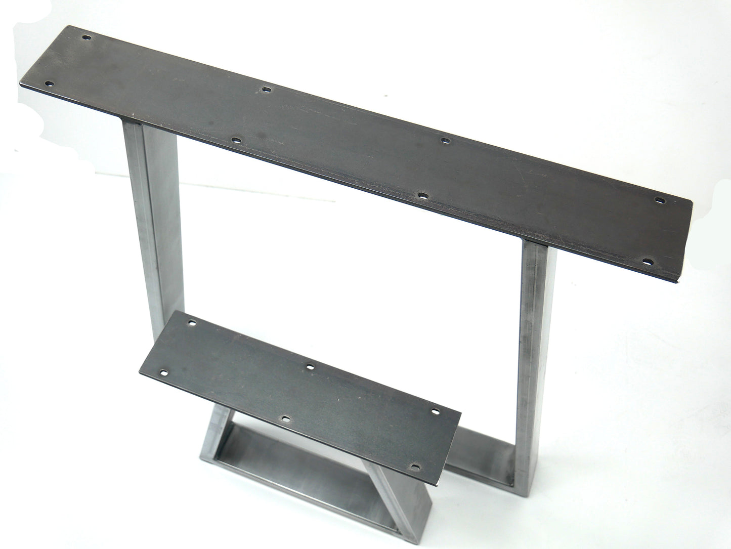 Trapezium Metal Table Leg, Low Coffee Tables, Furniture Feet Bench Desk Stands Industrial Table Legs