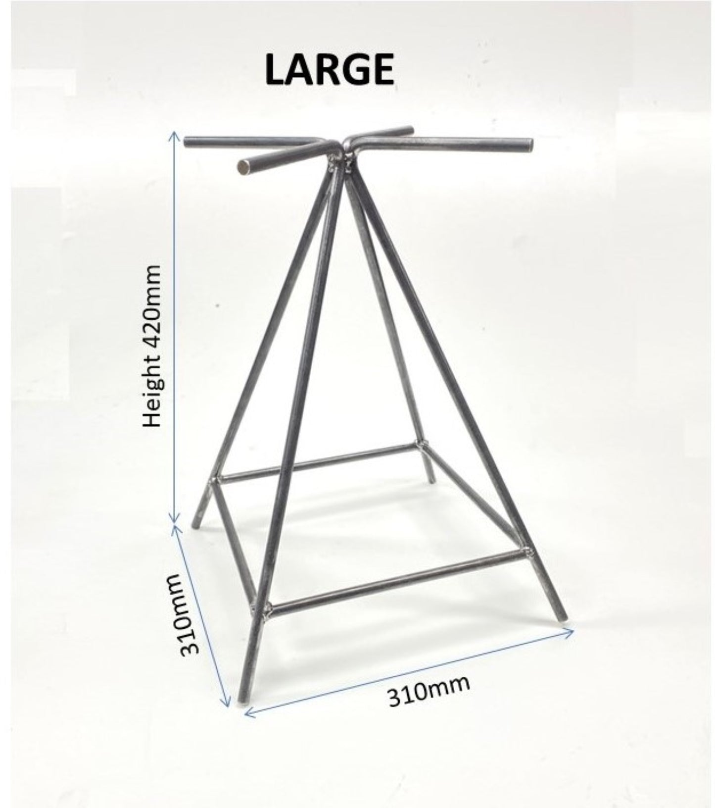 Vertical Fire Pit Grate WP Campfire Teepee, Patio, Kiva, Chiminea, BBQ Outdoor Fire, Wood Stacker, Outdoor Cooking Stand