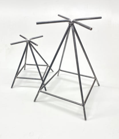 Vertical Fire Pit Grate WP Campfire Teepee, Patio, Kiva, Chiminea, BBQ Outdoor Fire, Wood Stacker, Outdoor Cooking Stand