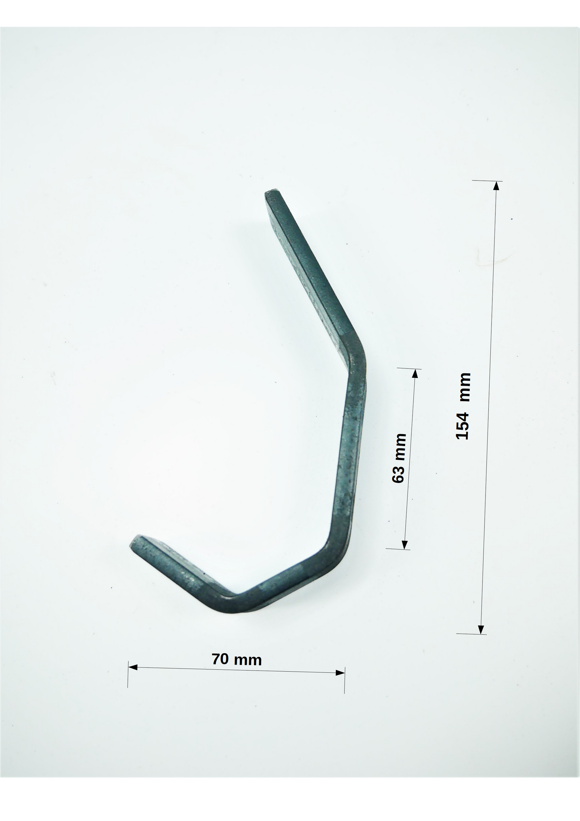 Metal Coat Hook Industrial Rustic Primitive Robust Wall Hanging Steel Iron  Towel Hooks – WeldPress