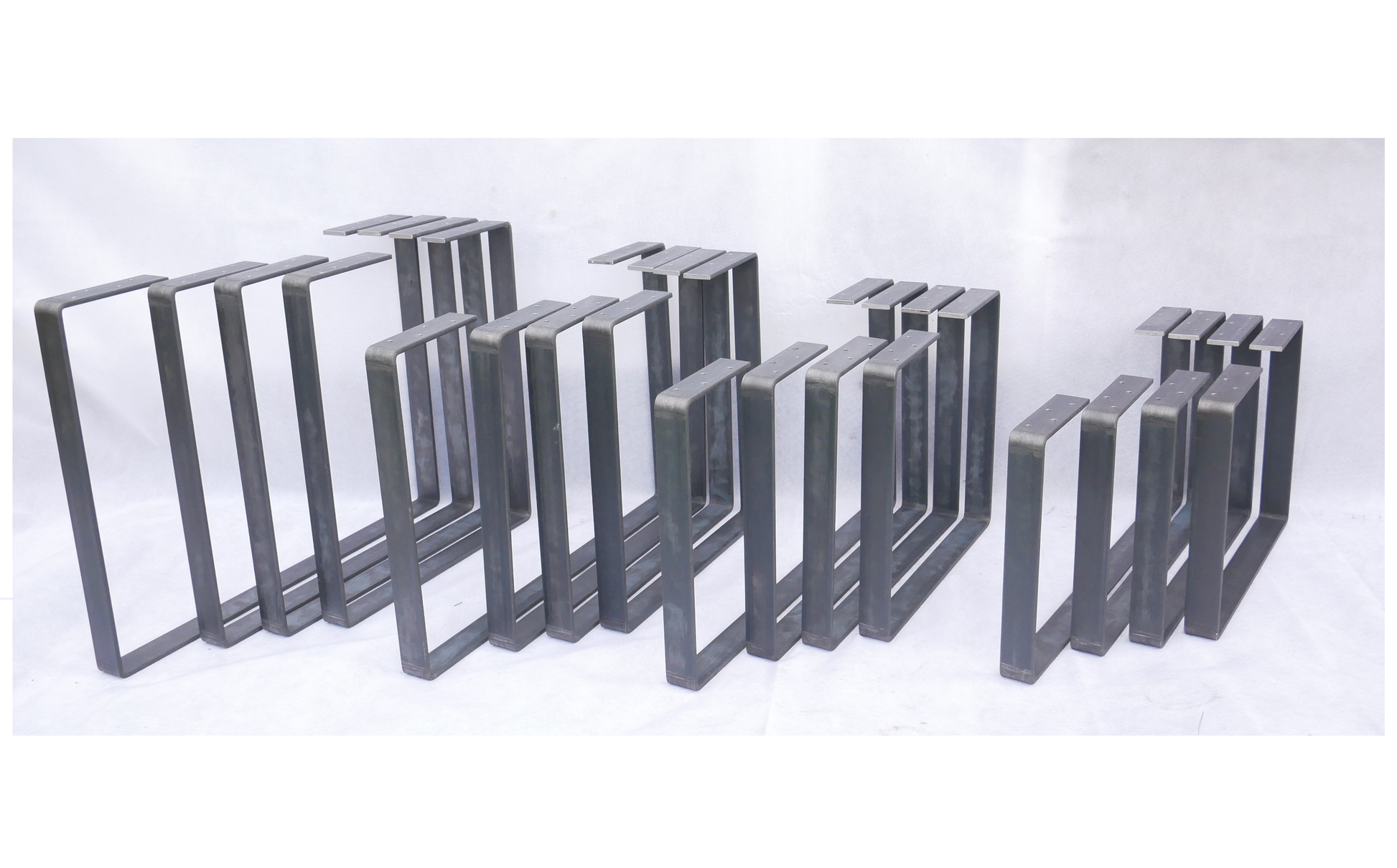 Mid century modern metal table deals legs