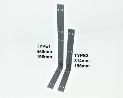  Metal Backrest Bench Bracket Back Rest Seat Bed 40X6mm 100x6mm Flat Bar DIY Bench Weldpress Fabrication, Leicester Fabrication