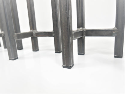 Table Leg Heavy Duty 20x20 Bench Desk Counter Top Breakfast Bar Table Furniture Feet Metal Base Cabinet Industrial Style Low Coffee Table