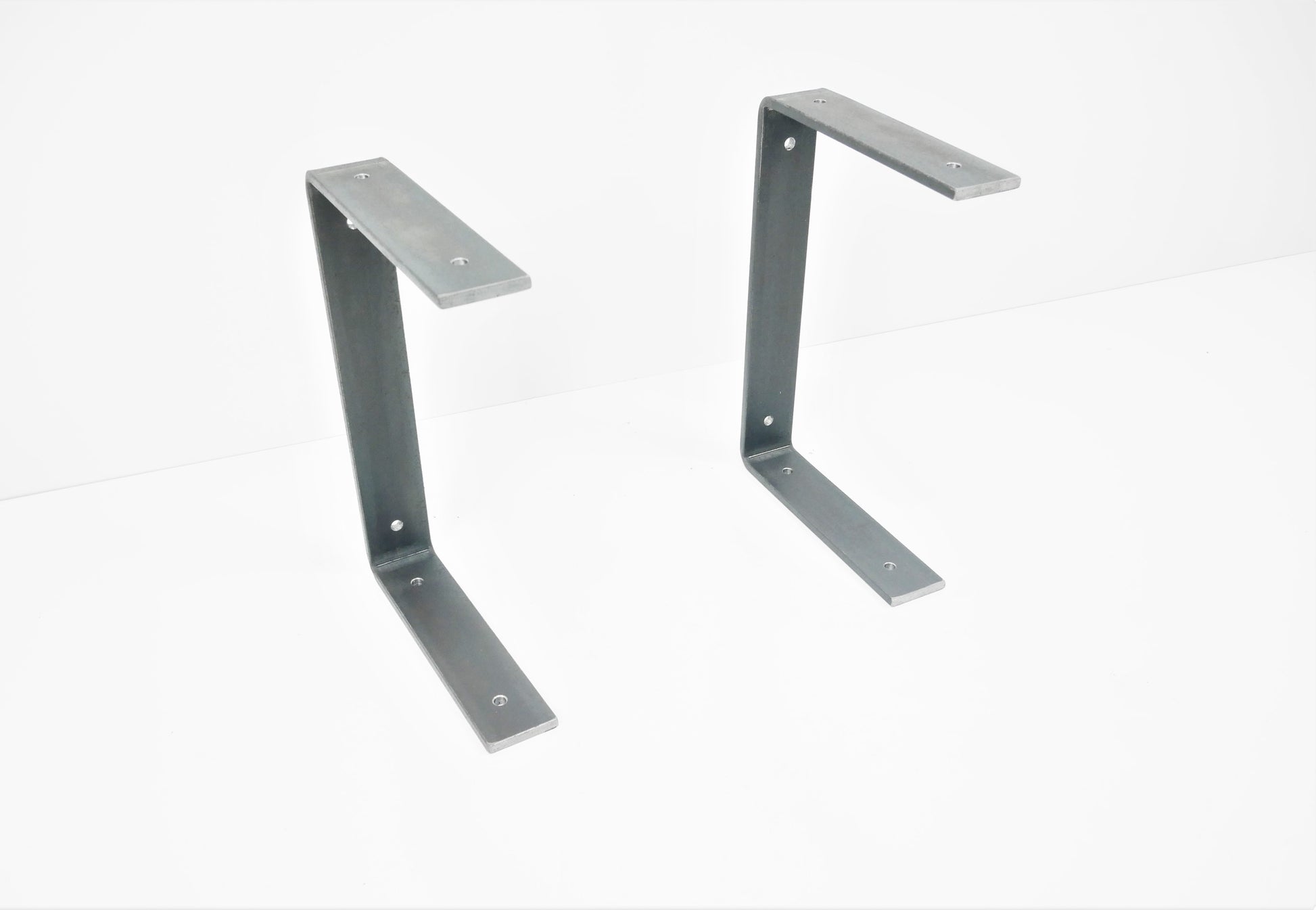 Double Shelf Bracket Heavy Duty DBR DIY Shelf Bracket Industrial Style Modern Scaffold Board Shelf Bedside Cabinet Shelving Flat Bar 40x6, Weldpress Fabrication, Leicester Fabrication