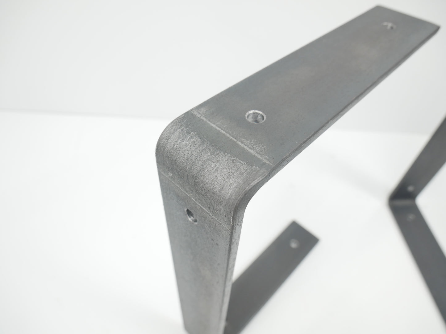 Double Shelf Bracket Heavy Duty DBR DIY Shelf Bracket Industrial Style Modern Scaffold Board Shelf Bedside Cabinet Shelving Flat Bar 40x6