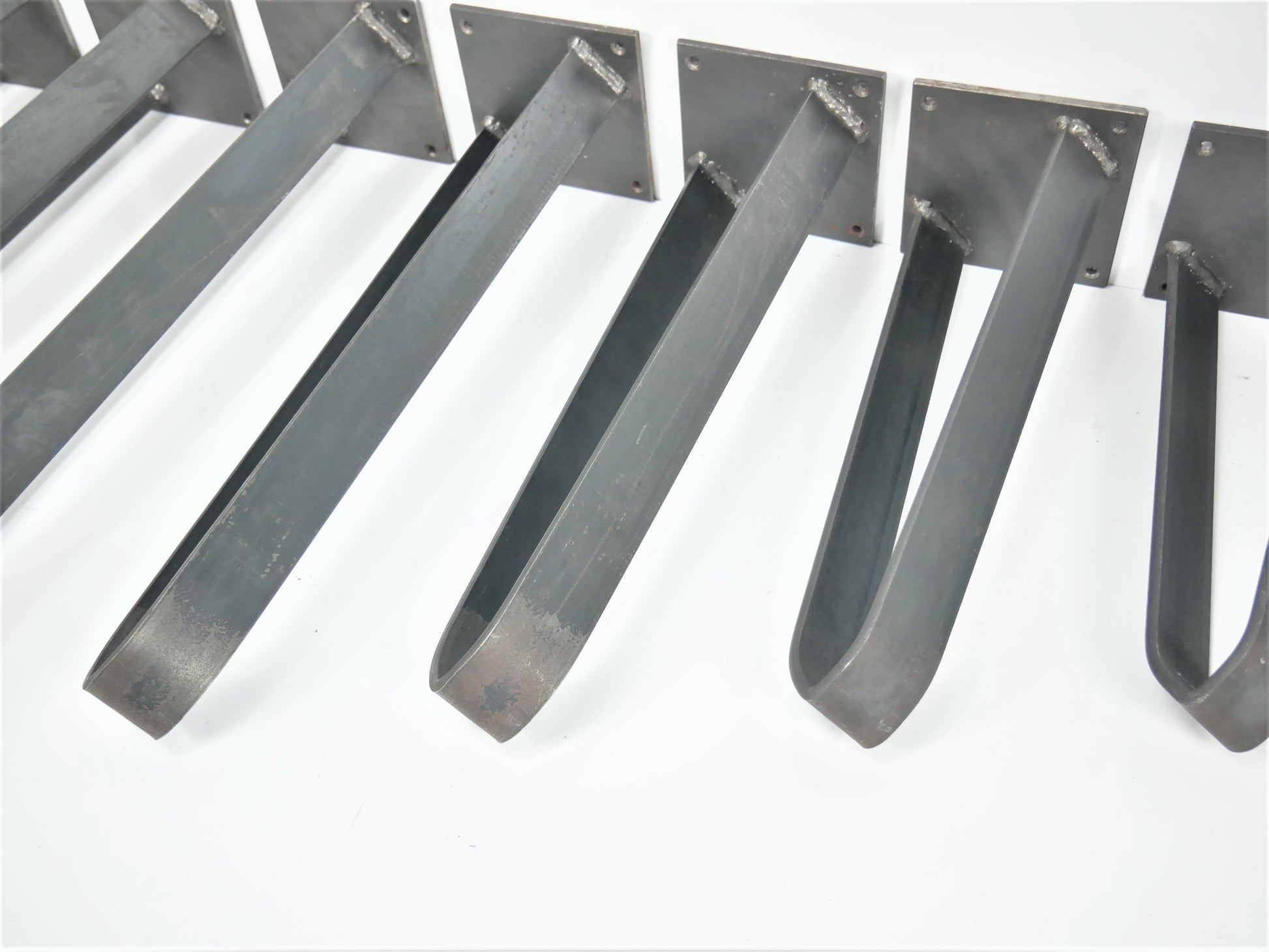 Custom Size Table Leg Flat Bar Bench Desk Heavy Duty Metal Base Counter Top Furniture Feet Cabinet Industrial Style Low Coffee Dining Rustic, Weldpress Fabrication, Leicester Fabrication