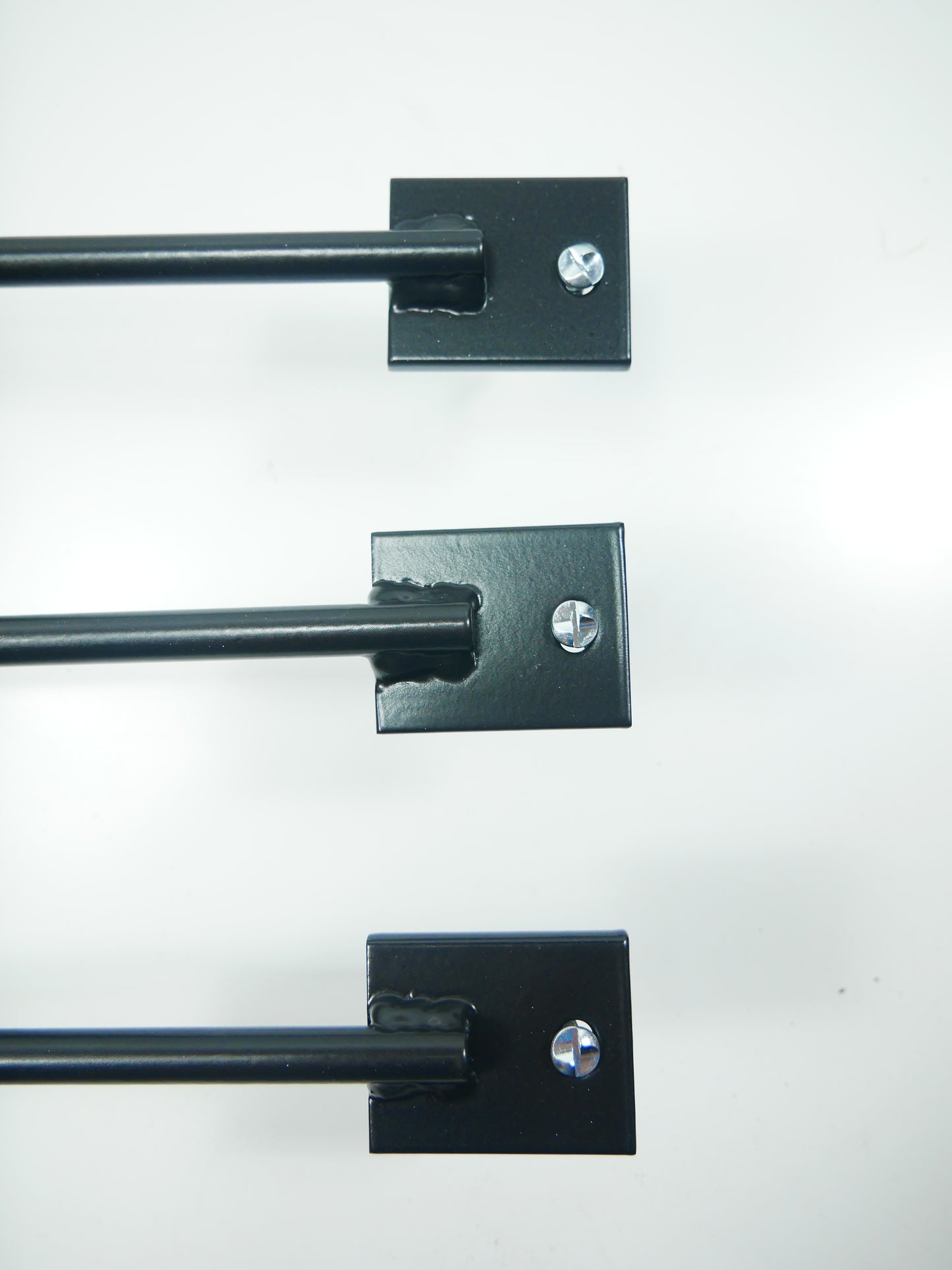 Window Security Bar Black Clutch Head Security Screw Straight Protection Garage Home Office Farm Rustic Shed Industrial Anti Taper