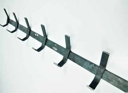  Coat Hook Rack, Wall Mounted Rack, Black Metal Coat Hooks, Bathroom Hanger, Sturdy Coat Hook, Towel Hook, Scarf Wall Hook, Robe Hook, Weldpress Fabrication, Leicester Fabrication