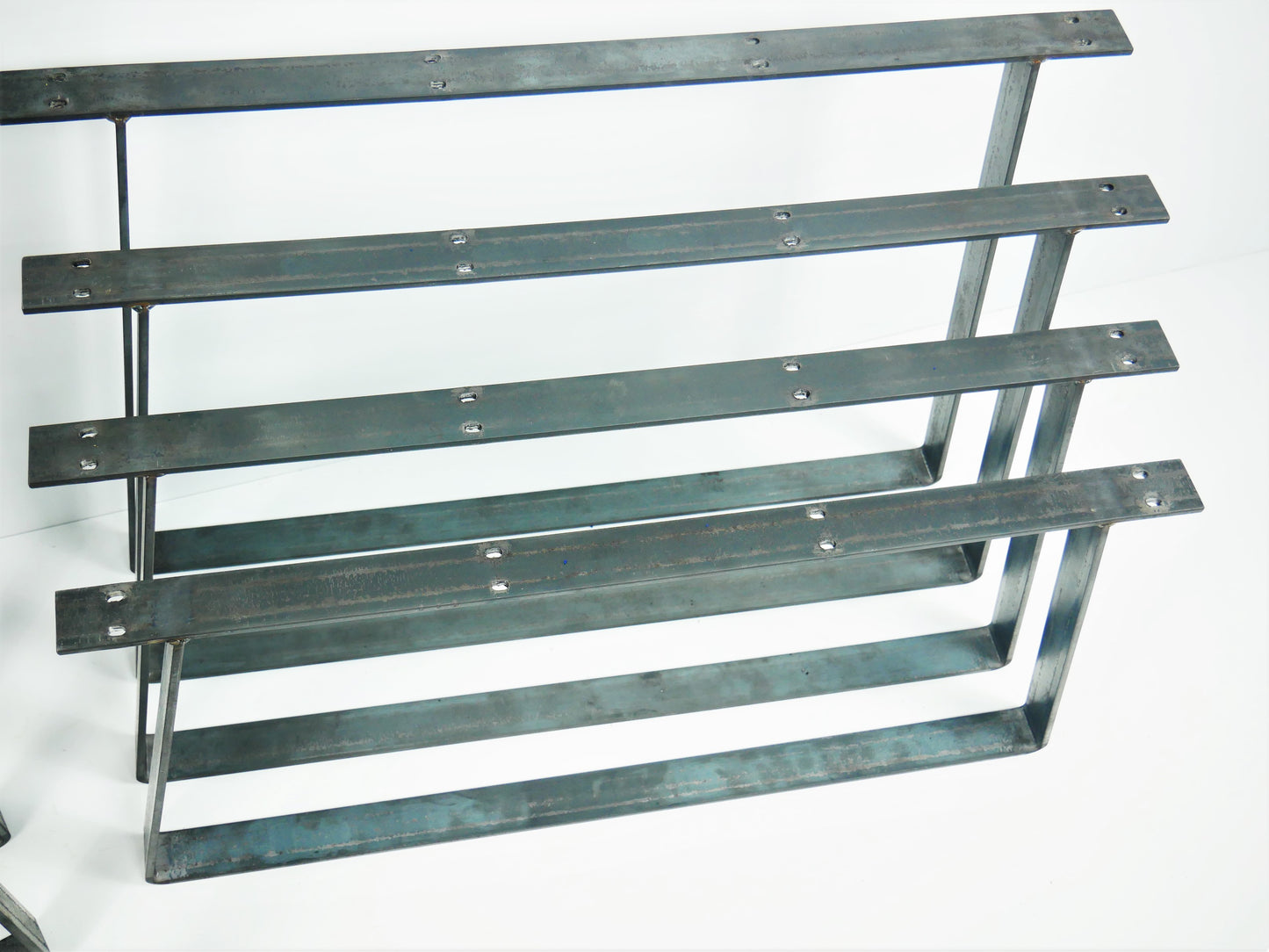 Custom Trapezium Table Leg Coffee Bench Leg Stand Desk Solid Steel Metal Frame TRTL40x6, Weldpress Fabrication, Leicester Fabrication