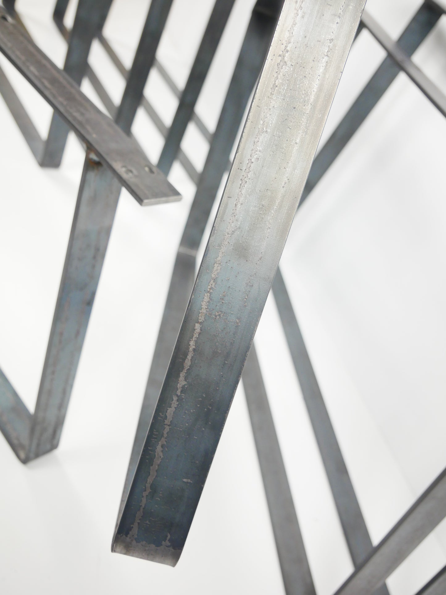 Custom Trapezium Table Leg Coffee Bench Leg Stand Desk Solid Steel Metal Frame TRTL40x6