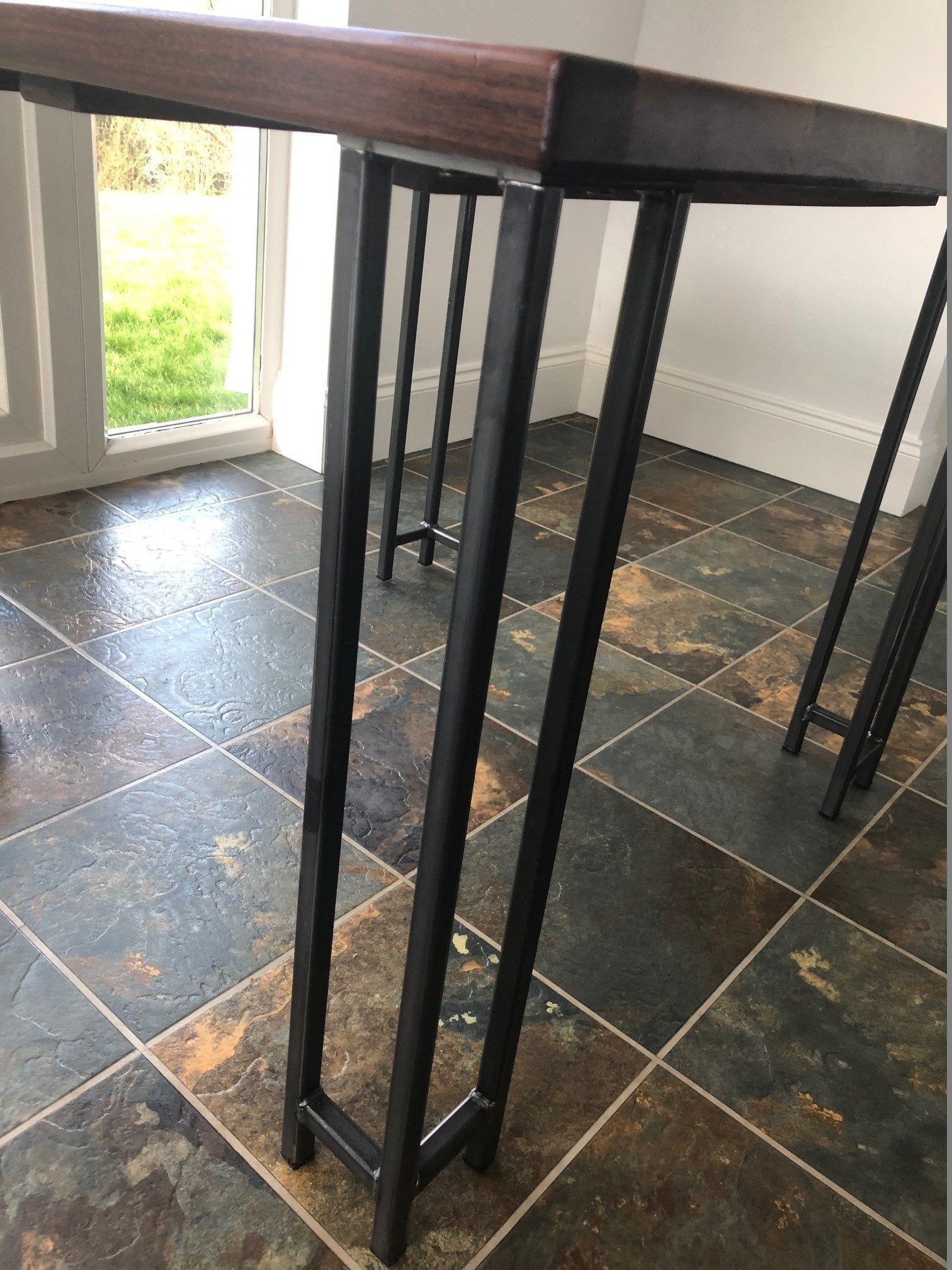 Table Leg Heavy Duty 20x20 Bench Desk Counter Top Breakfast Bar Table Furniture Feet Metal Base Cabinet Industrial Style Low Coffee Table, Weldpress Fabrication, Leicester Fabrication