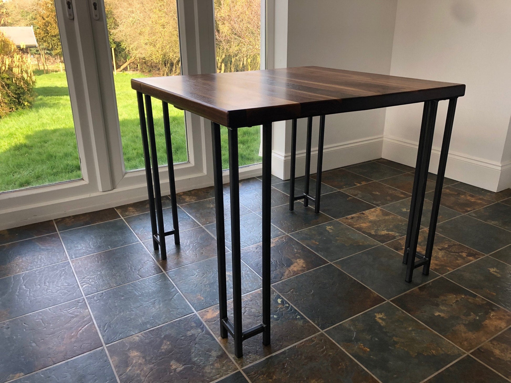  Table Leg Heavy Duty 20x20 Bench Desk Counter Top Breakfast Bar Table Furniture Feet Metal Base Cabinet Industrial Style Low Coffee Table, Weldpress Fabrication, Leicester Fabrication